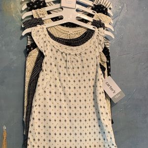 NWT Carter’s girls 18 M body suits onesie 5 pieces